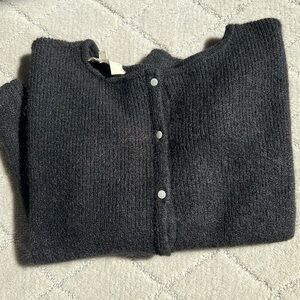 Sezane Gaspard Cardigan Black - Size S